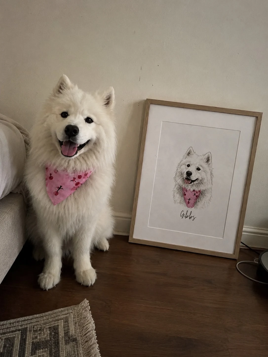 Pet personalized product example