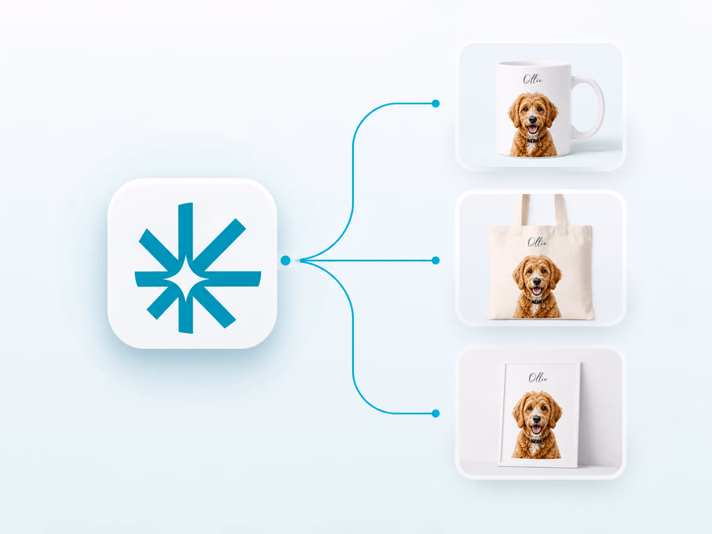 After: complex product customizer replaced with automated product variations