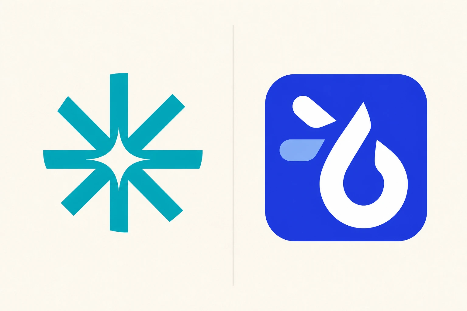 Personalize.design and Teeinblue logos side by side
